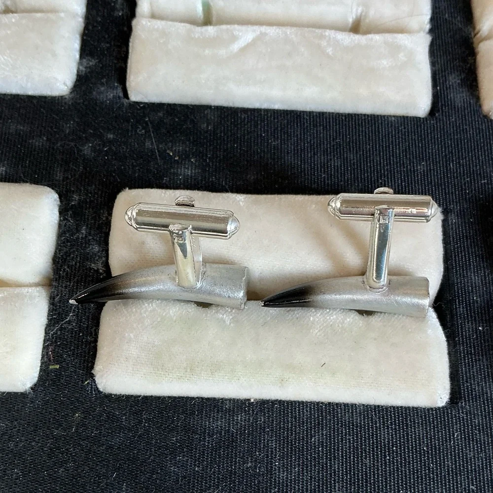 Vintage Hickok Steer Horn Cuff Links